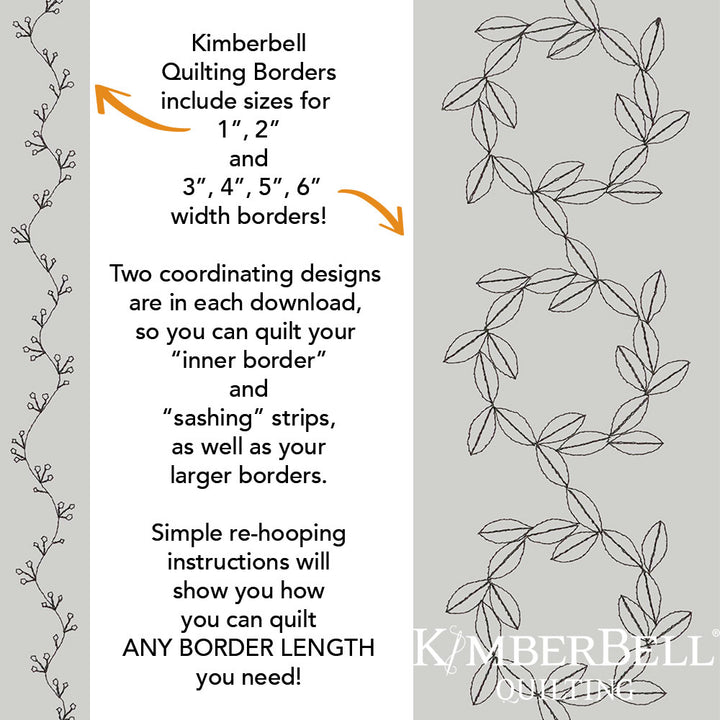 Plant Border 2 - Background Quilting