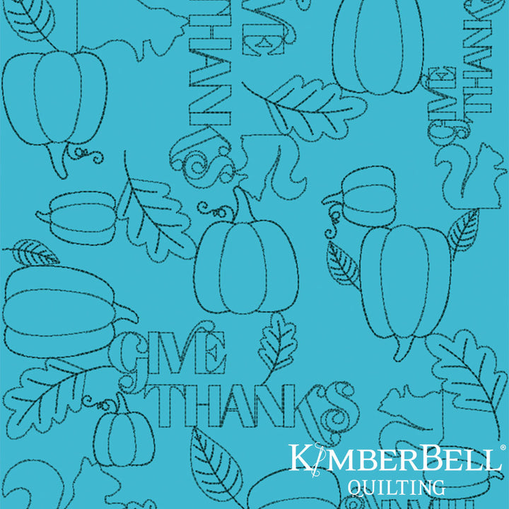 Thanksgiving 1 - Background Quilting