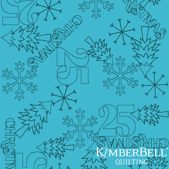 Christmas 9 - Background Quilting