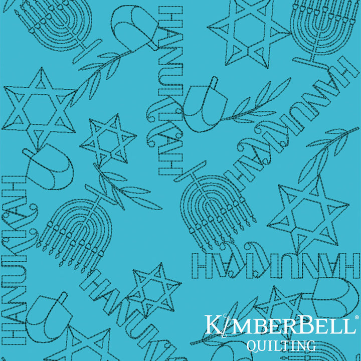 Hanukkah 2 - Background Quilting