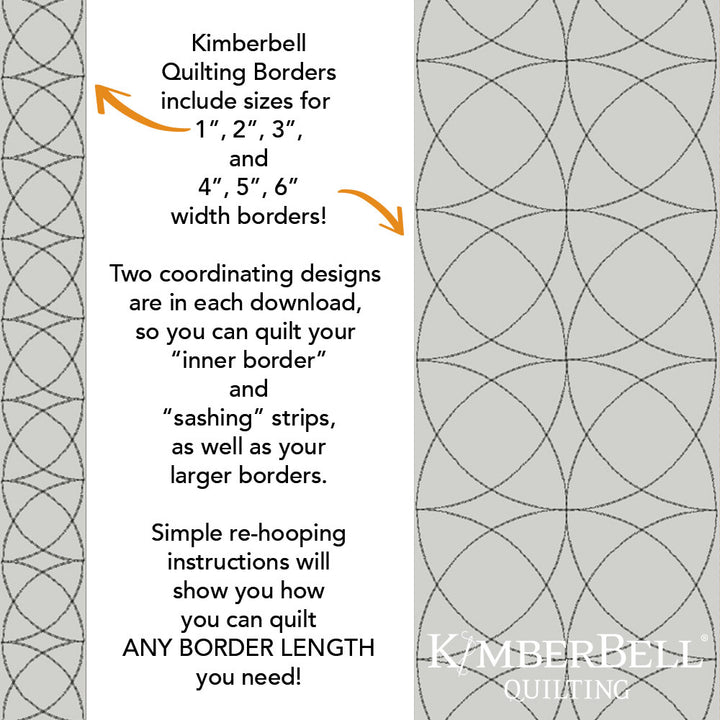 Orange Peel Border 2 - Background Quilting