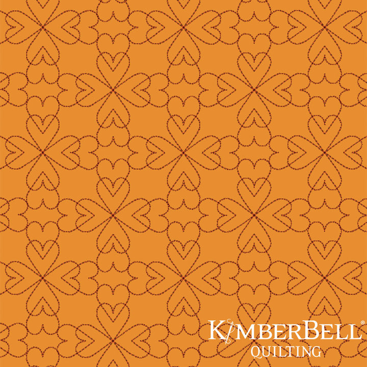 Hearts 7 - Background Quilting