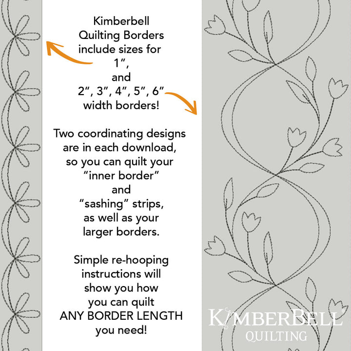 Floral Border 3 - Background Quilting