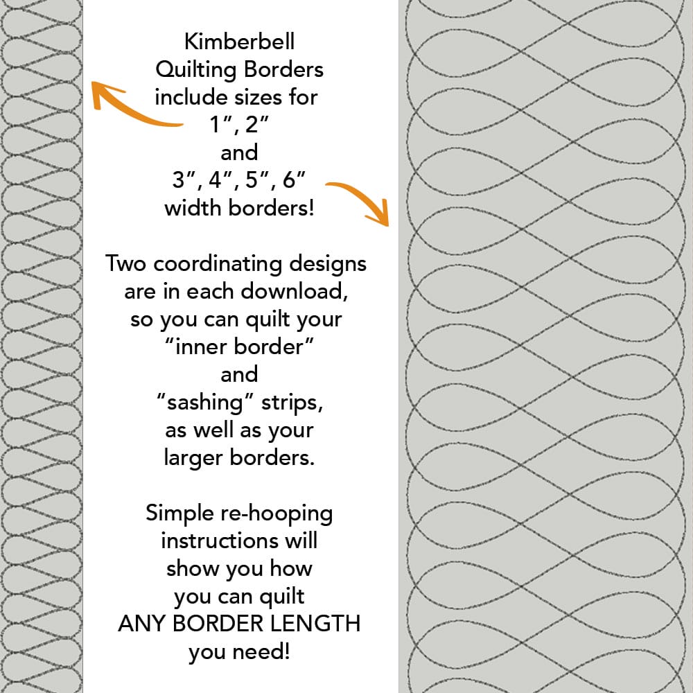 Border Loops 3 Background quilting design kdq299