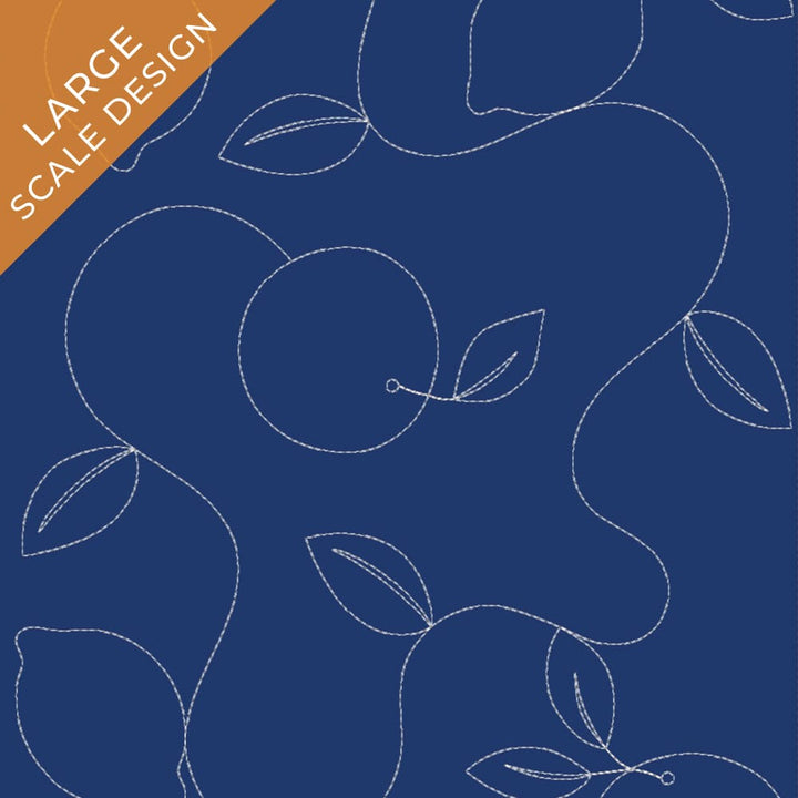Fruit 8 background quilting design
