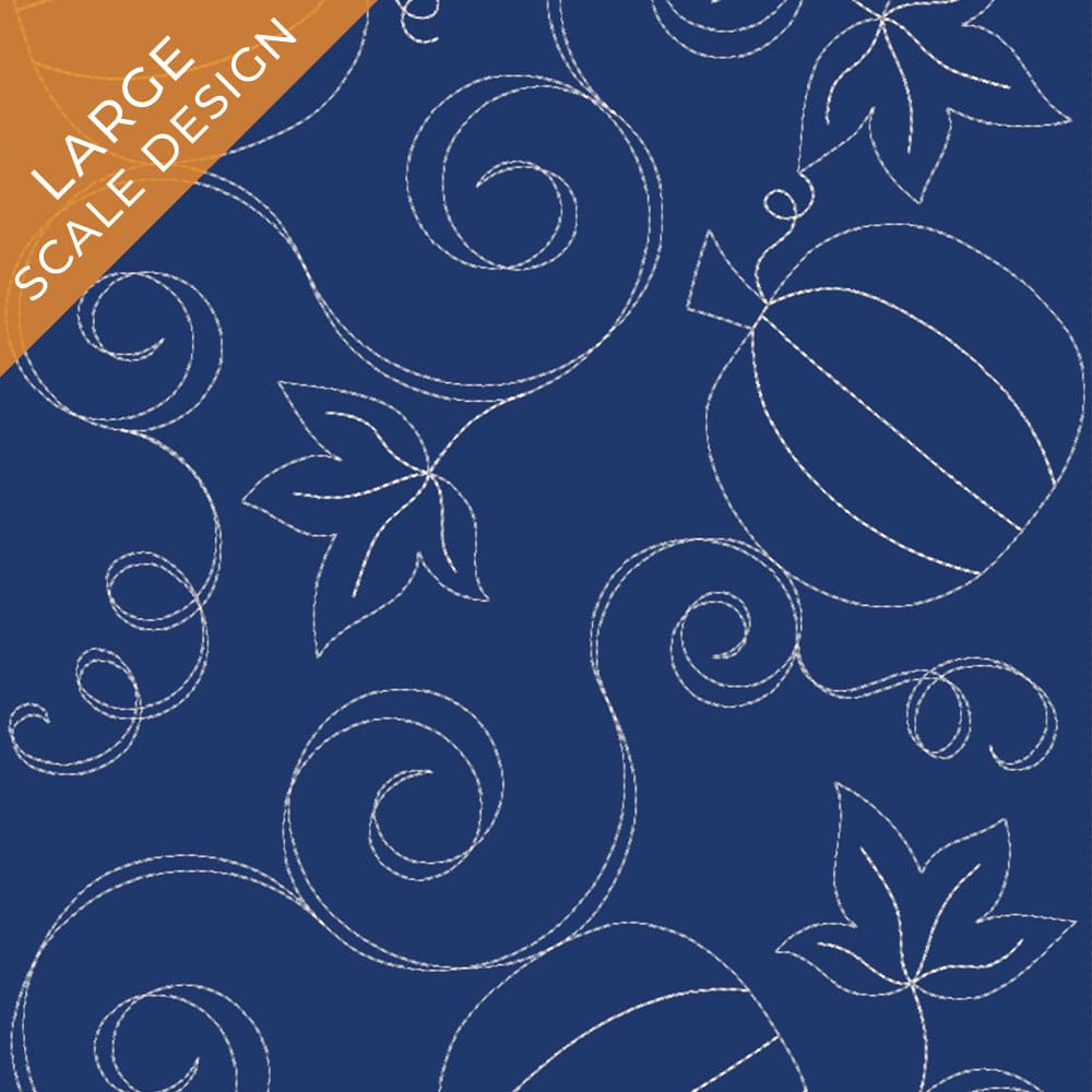 Autumn 6 background quilting design