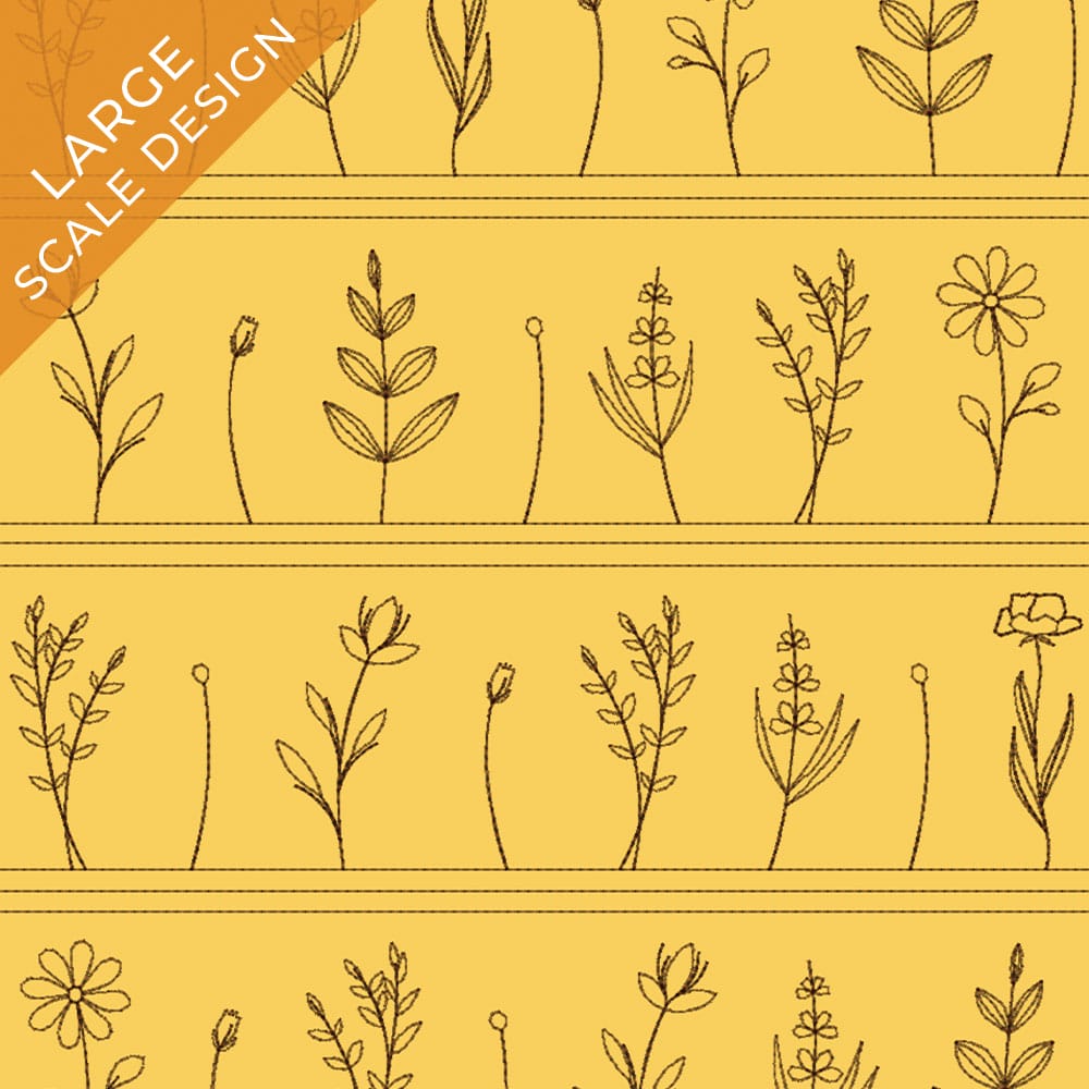 floral 10 background quilting design kdq308