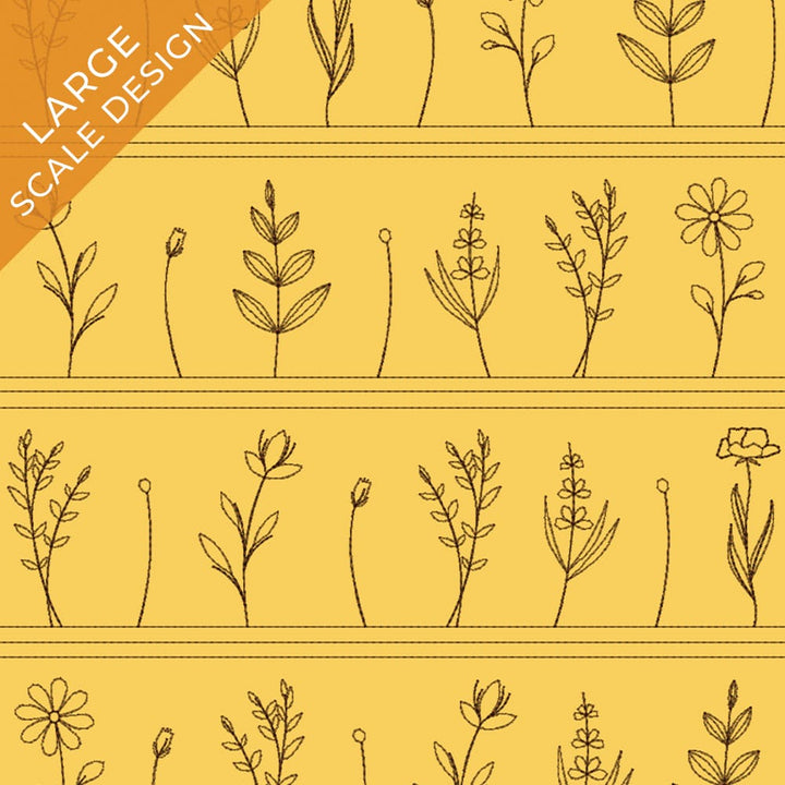 floral 10 background quilting design kdq308