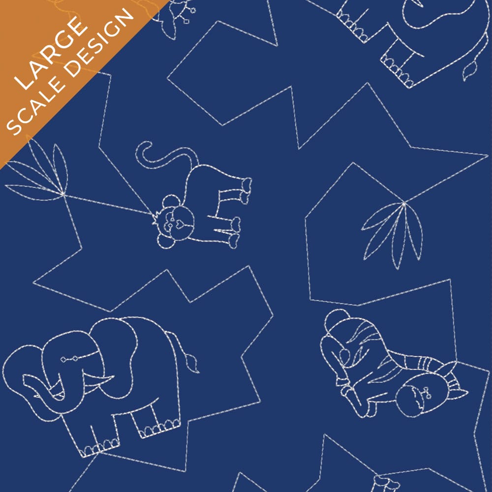 Animal 11 background quilting design