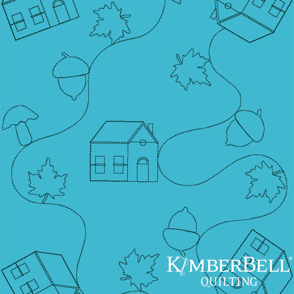 House 3 - Background Quilting