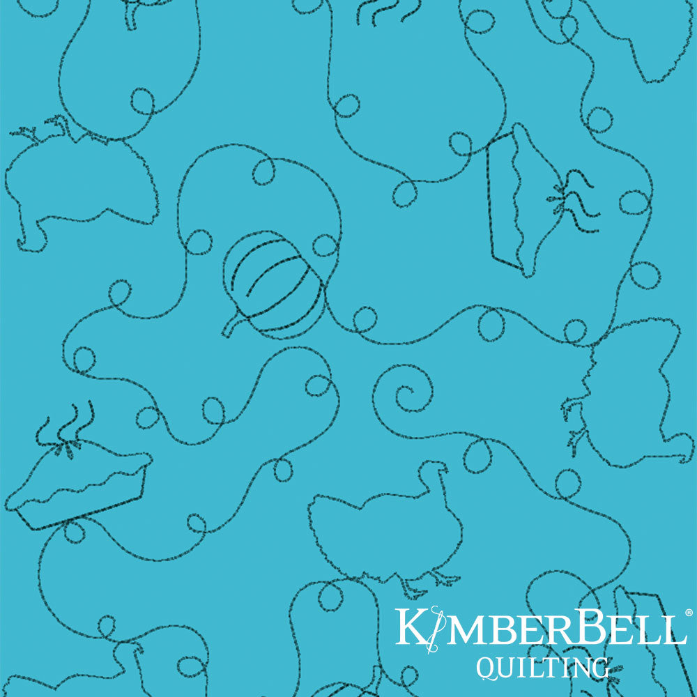 Thanksgiving 3 - Background Quilting