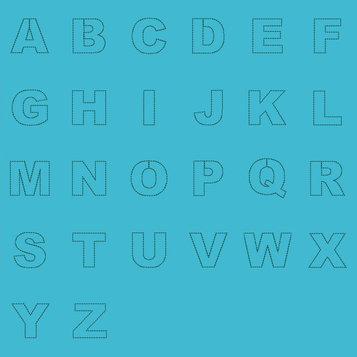 bitty block alphabet 1 background quilting design main image