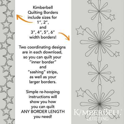 Patriotic Border 4 - Background Quilting