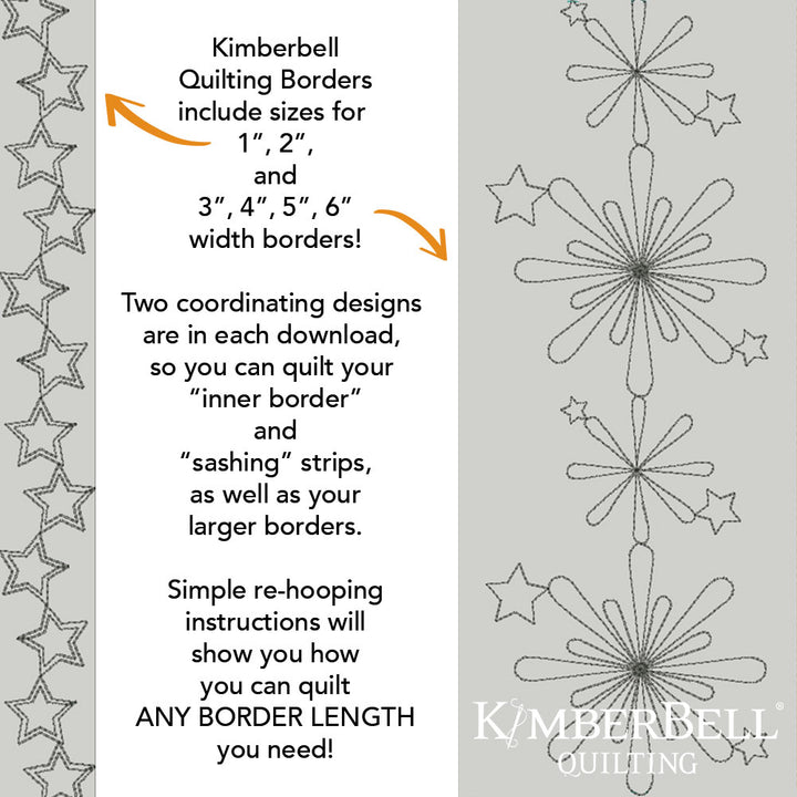 Patriotic Border 4 - Background Quilting