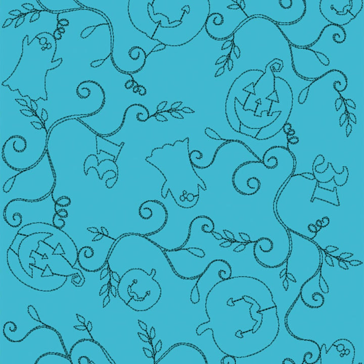 Halloween 9 background quilting design