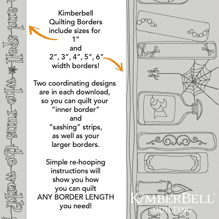 Halloween Border 4 - Background Quilting