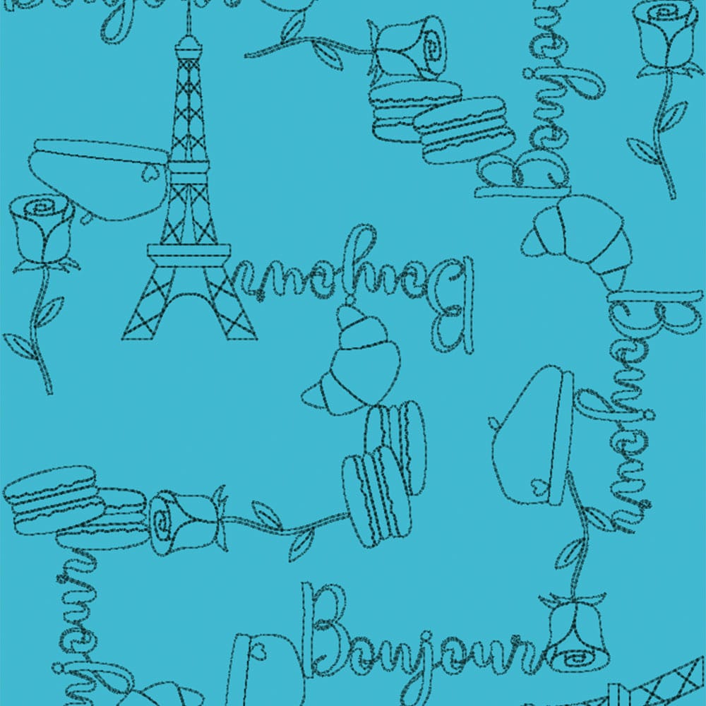 France 1 background quilting design kdq336