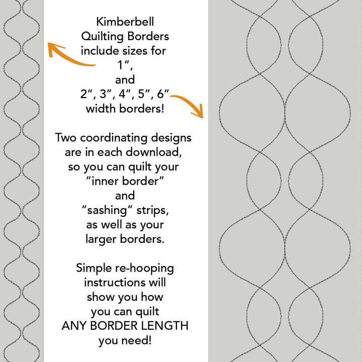 Wavy Border 1 background quilting design