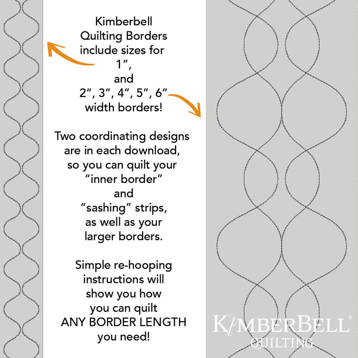 Wavy Border 1 - Background Quilting