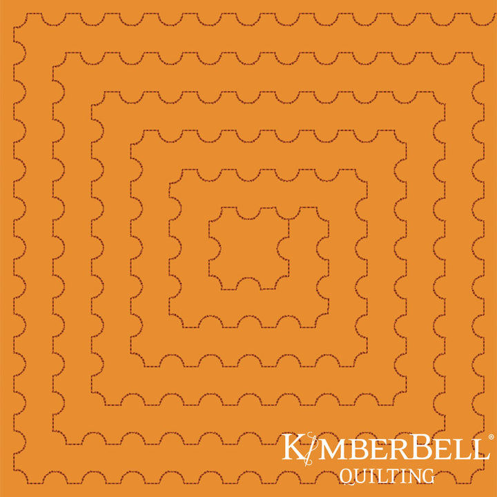 Wavy 9 - Background Quilting