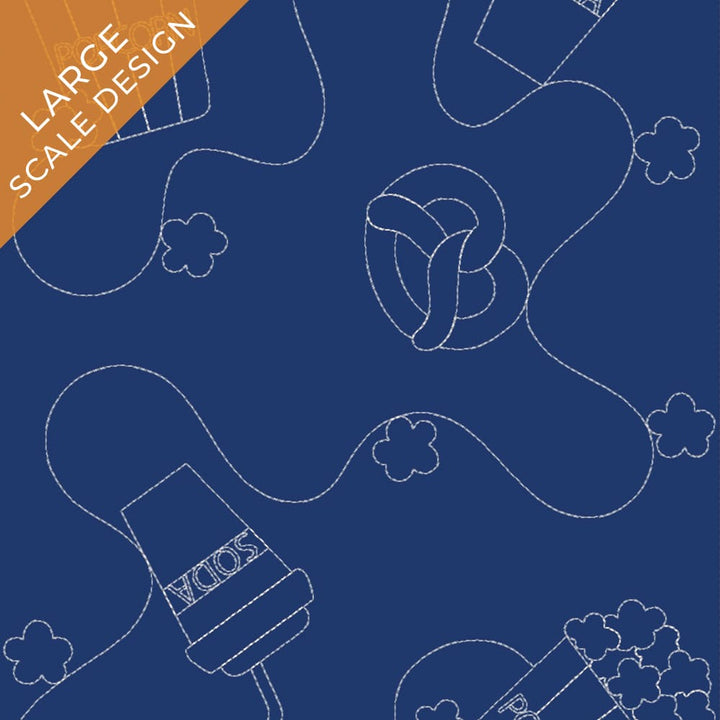 Food 8 background quilting design kdq348