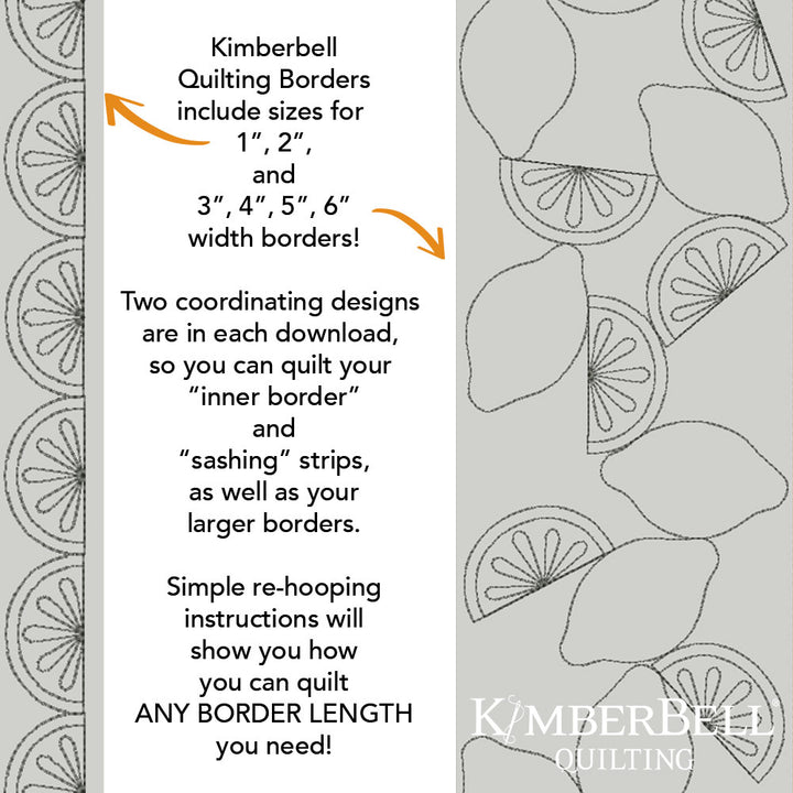 Fruit Border 1 - Background Quilting