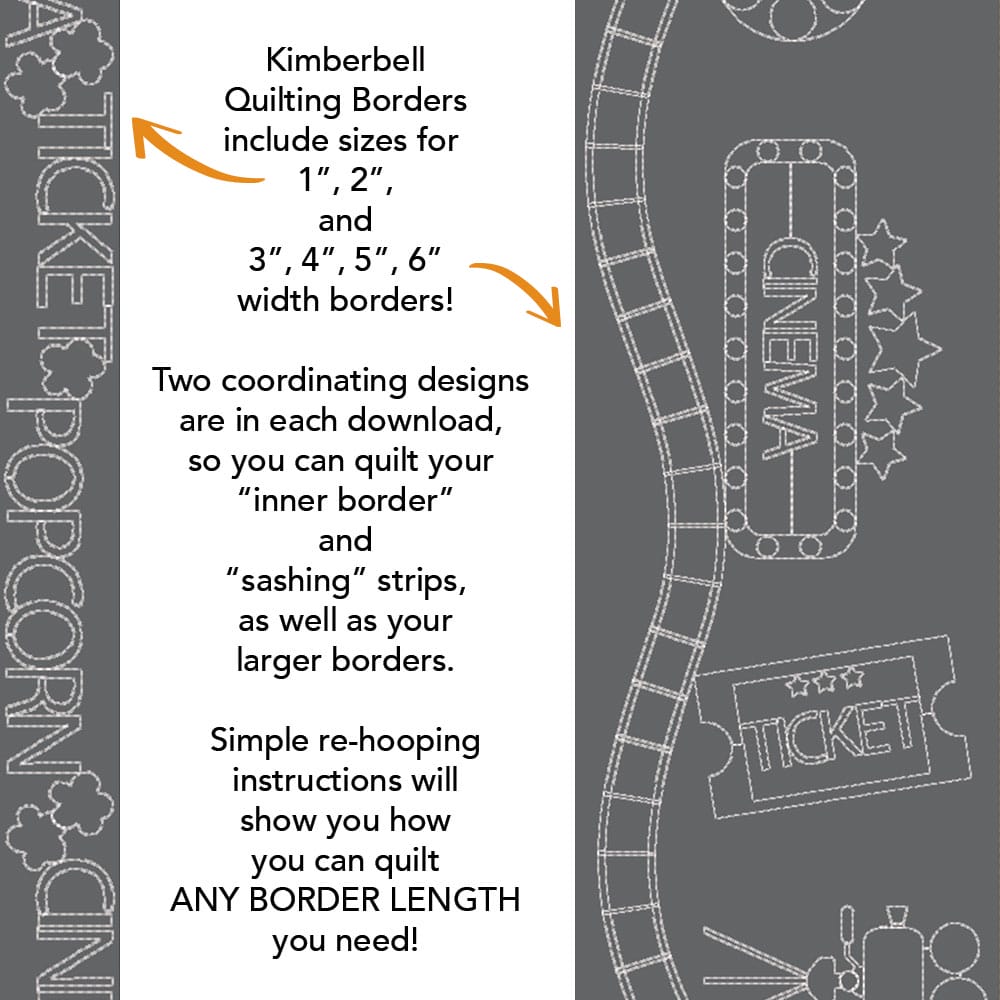 Entertainment Border 1 background quilting design kdq352