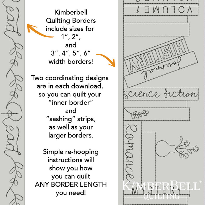 Book Border 1 - Background Quilting