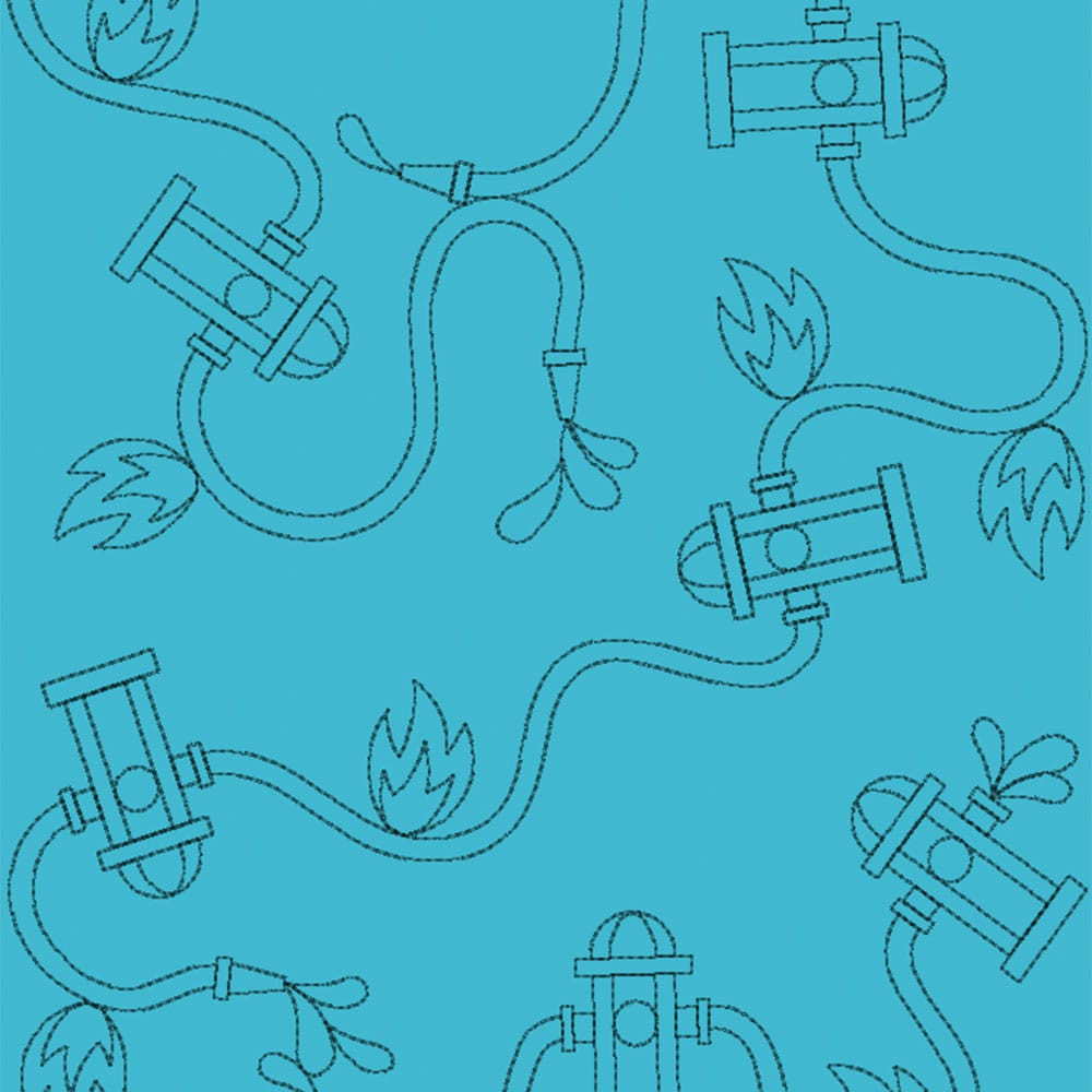 Safety 1 Background Quilting Design