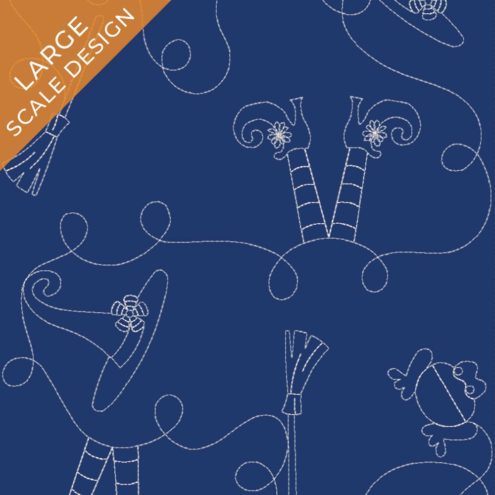 halloween 12 background quilting design