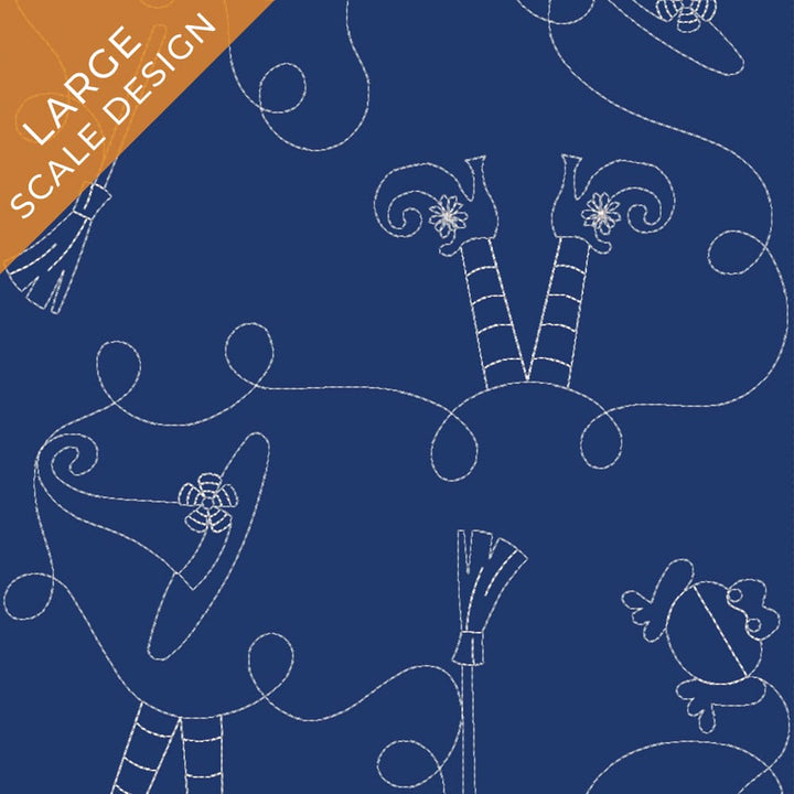 halloween 12 background quilting design