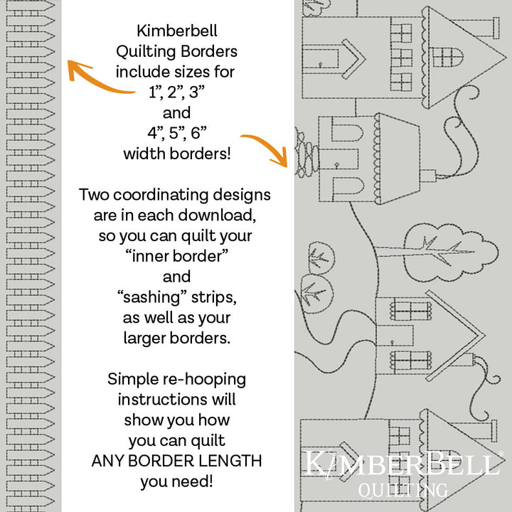 House Border 1 - Background Quilting