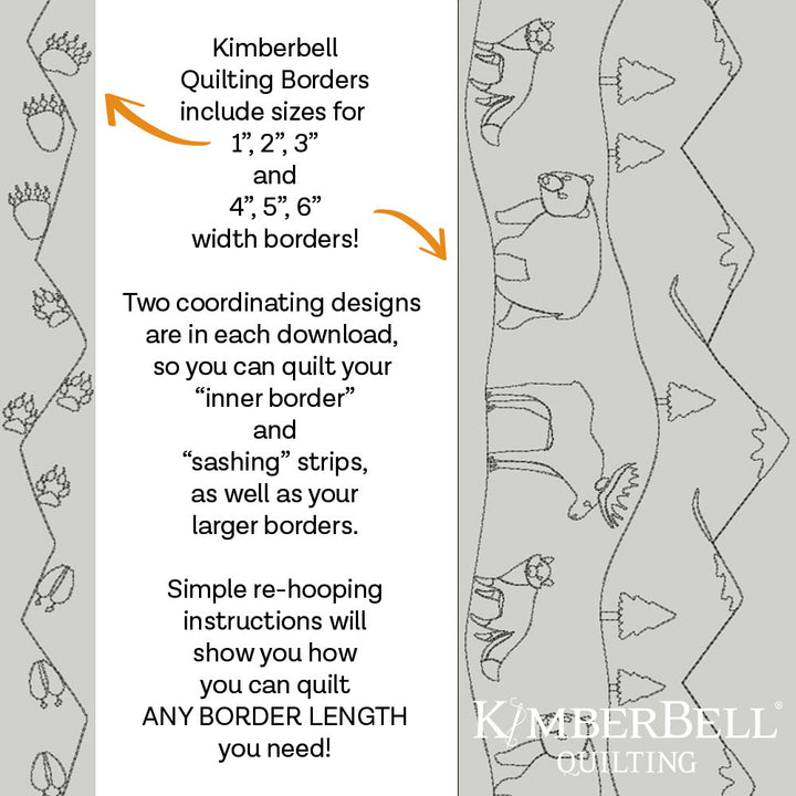 Animal Border 2 - Background Quilting