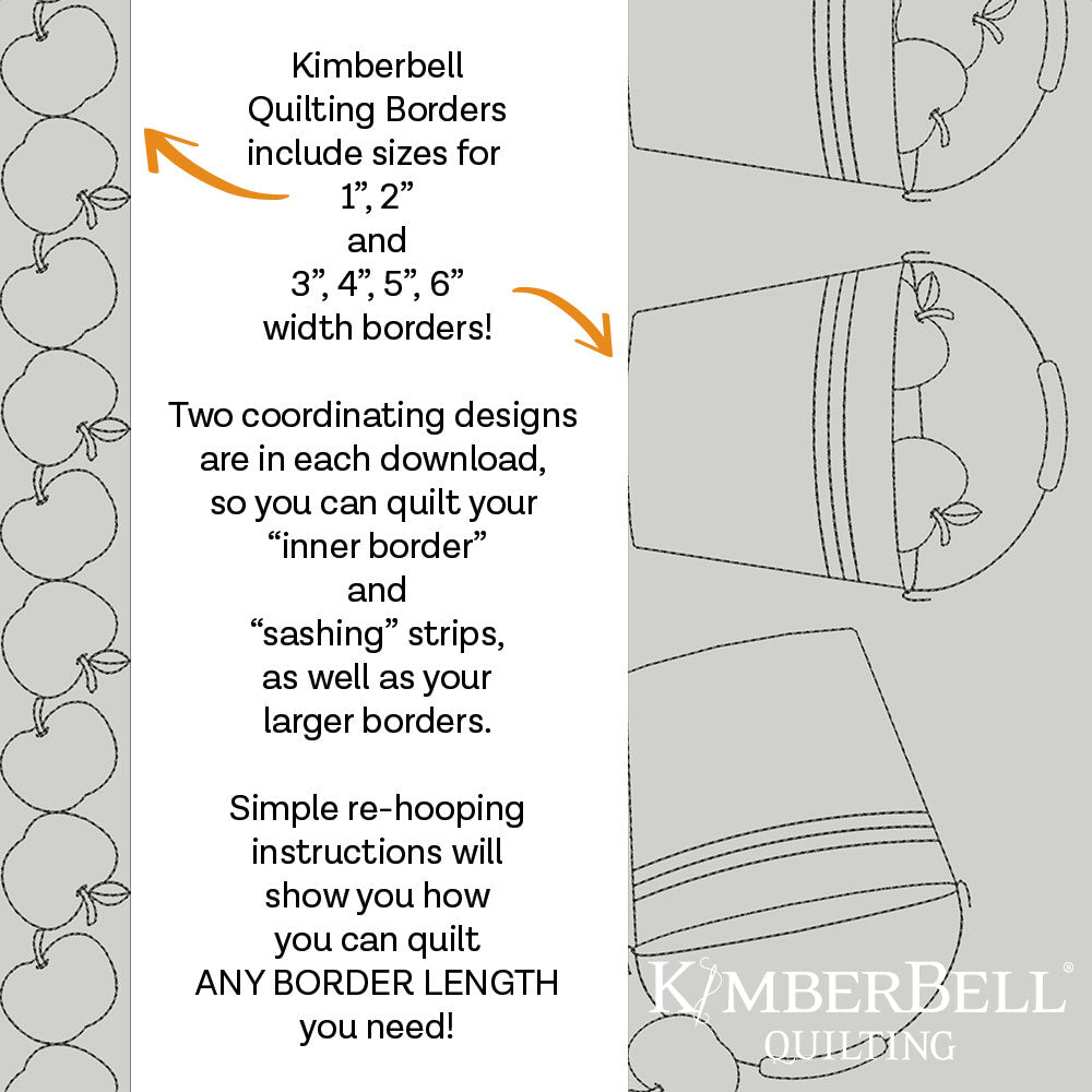 Fruit Border 2 - Background Quilting