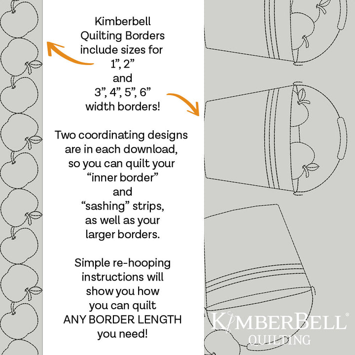Fruit Border 2 - Background Quilting