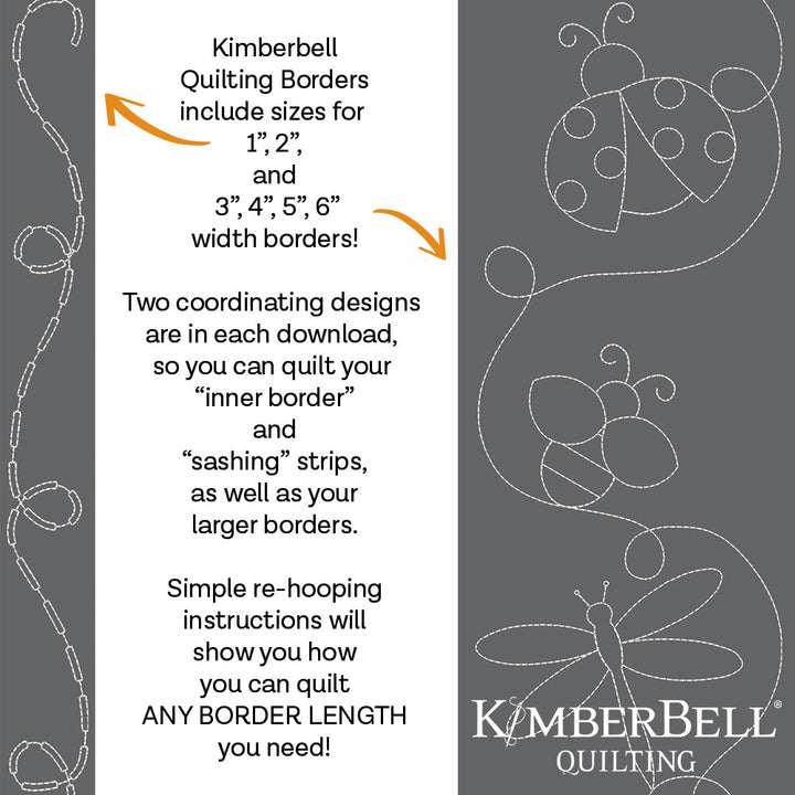 Insect Border 2 - Background Quilting