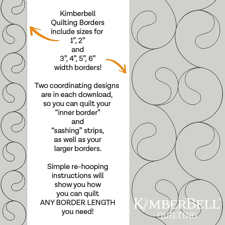 Feather Border 3 - Background Quiting