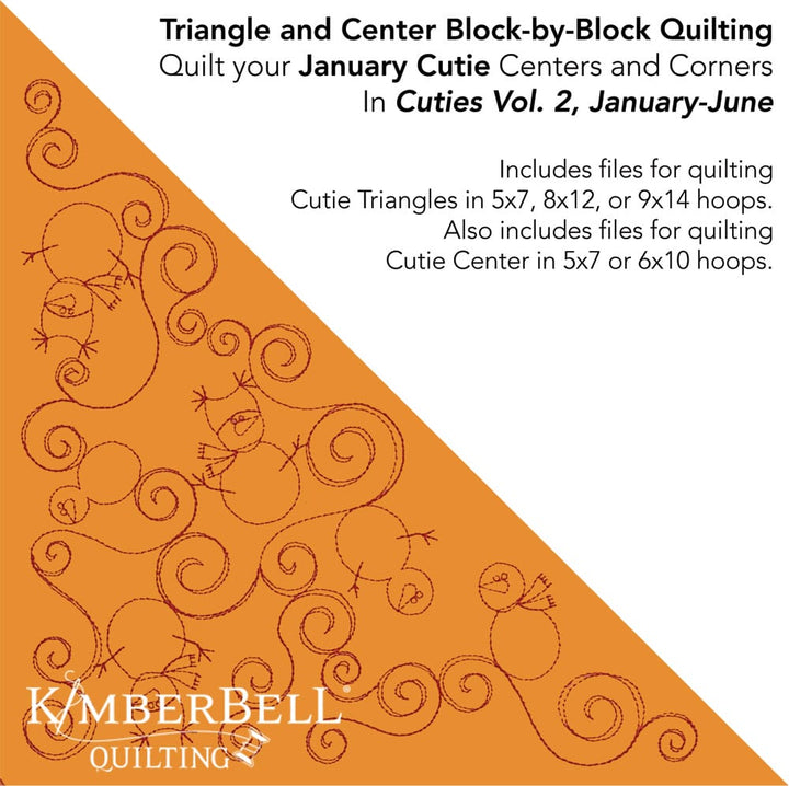 Cuties Vol. 2 Quilting Bundle, January-June