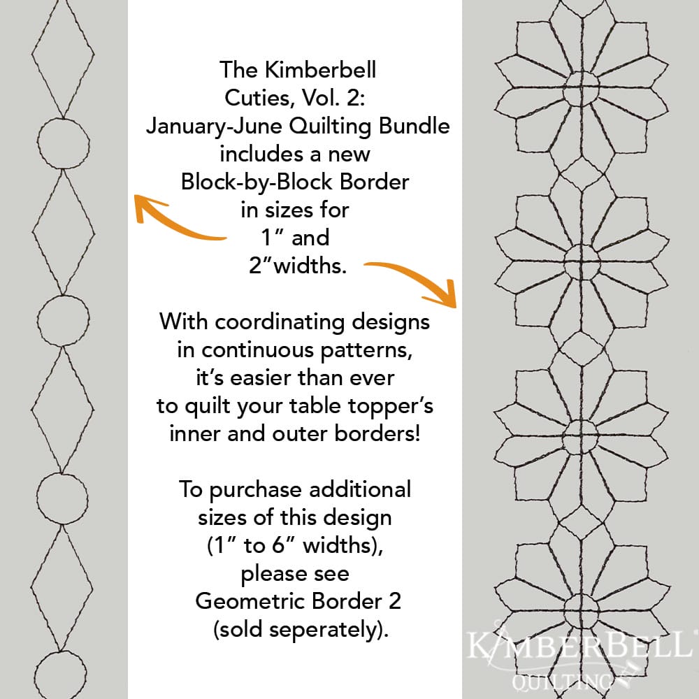 Cuties Vol. 2 Quilting Bundle, January-June
