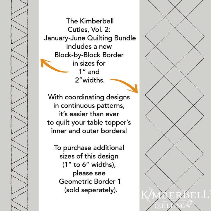 Cuties Vol. 2 Quilting Bundle, January-June