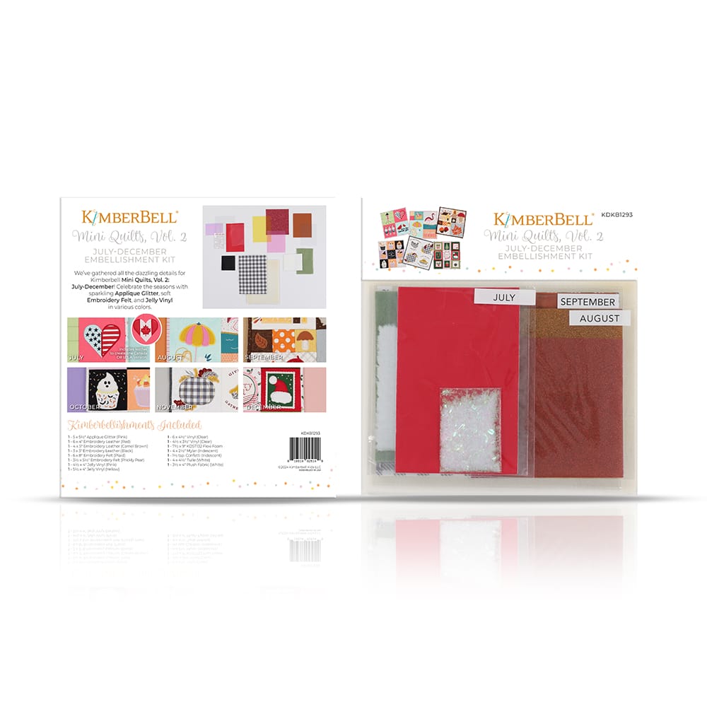 KDKB1293 Mini Quilt, Vol. 2: July - December Embellishment Kit