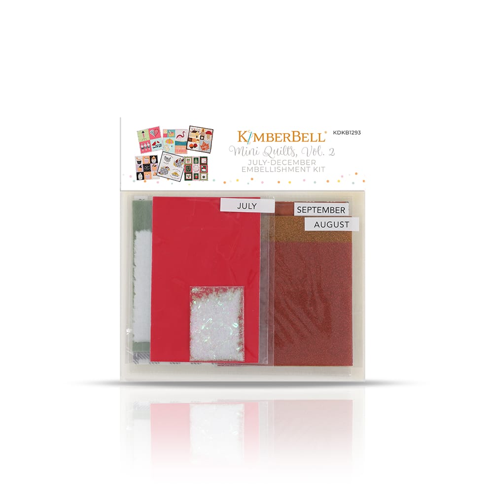 KDKB1293 Mini Quilts Vol. 2: July-December Embellishment Kit