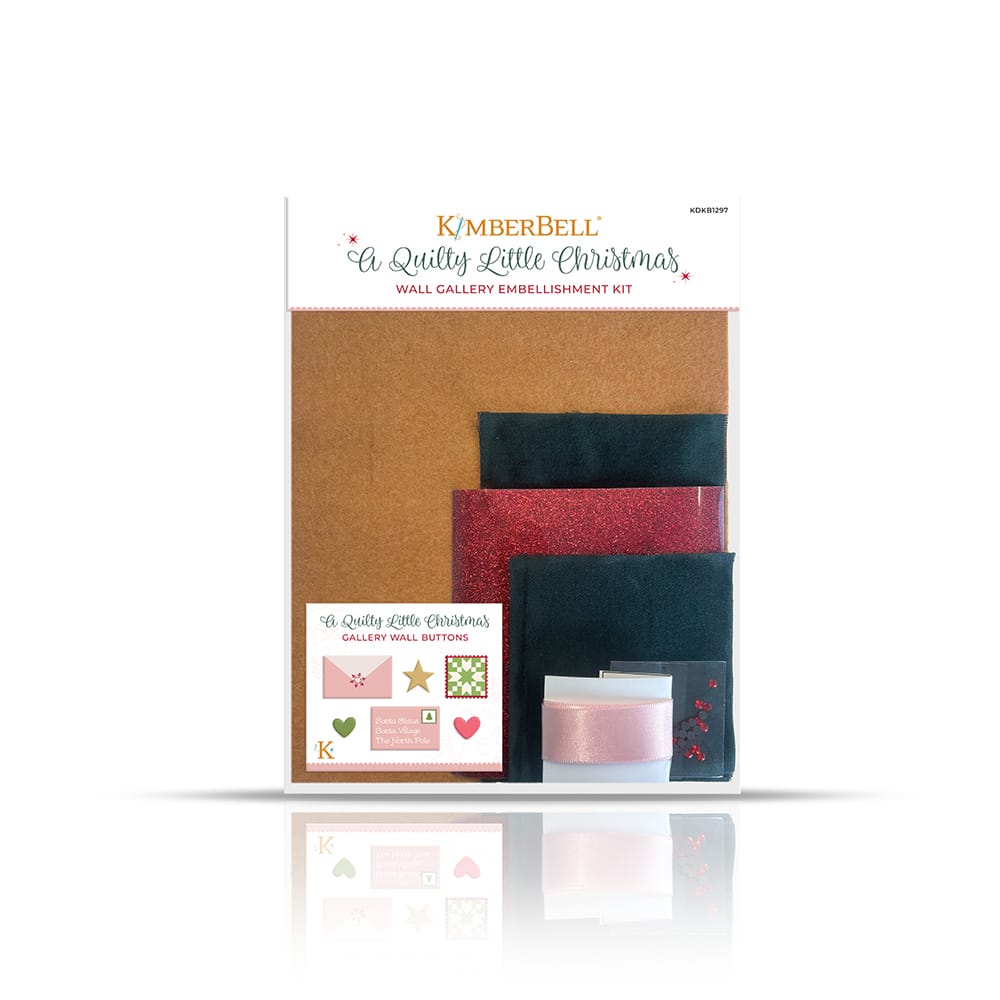 A Quilty Little Christmas Wall Gallery Embellishment Kit Image