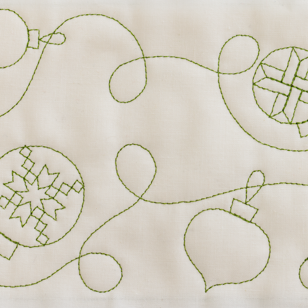 Christmas 14 background quilting design ornament