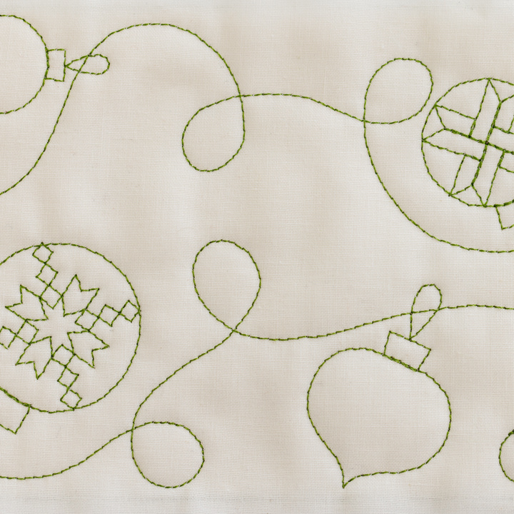 Christmas 14 background quilting design ornament