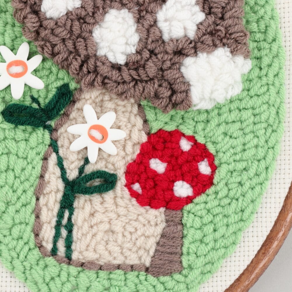 Mushroom Meadows - Punch Needle Plus Kit