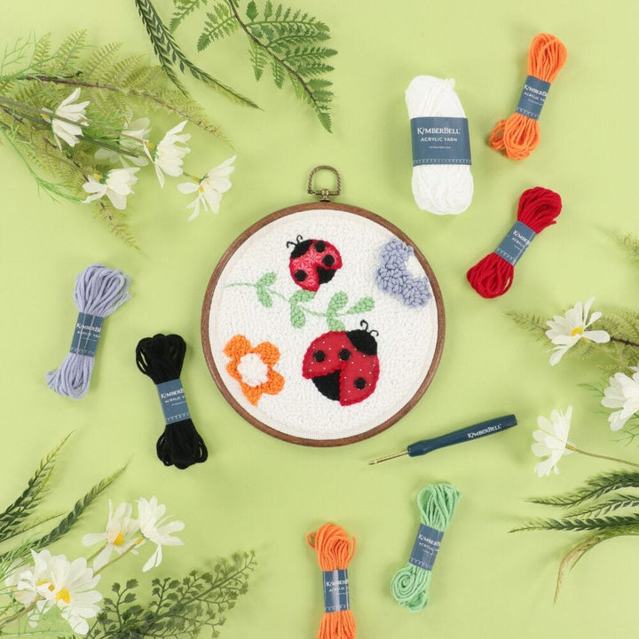 Bugs & Blooms - Punch Needle Plus Kit