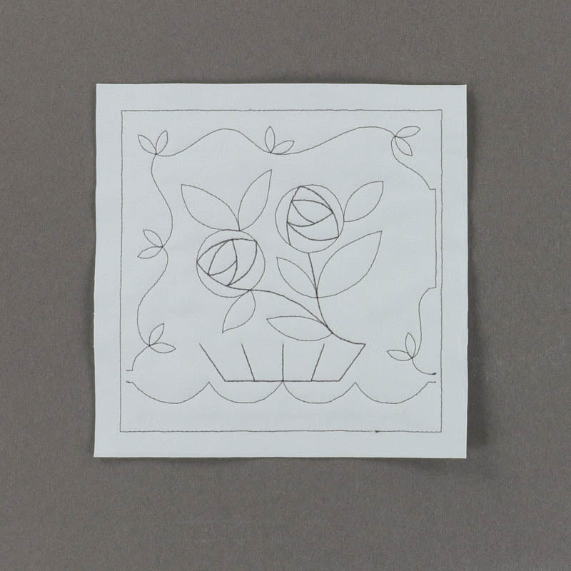 January 2026 Teacup Block (Digital Download)