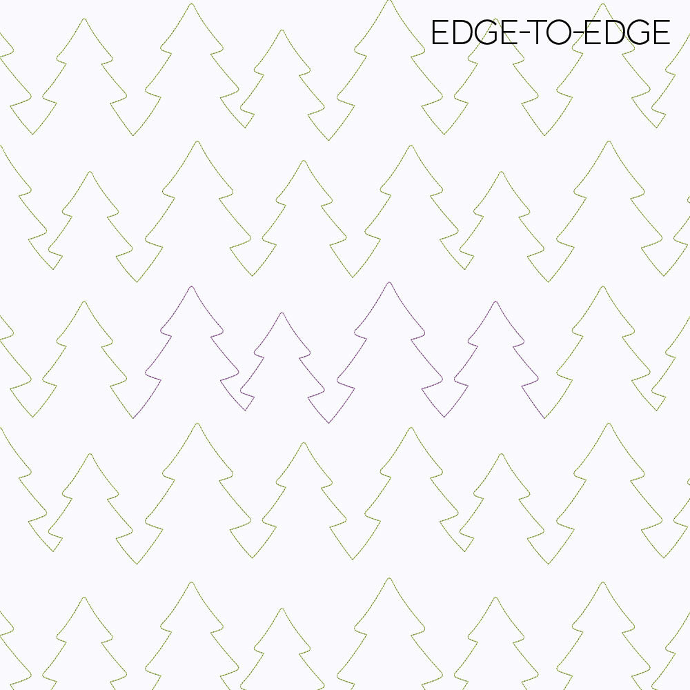 Forest Edge-to-Edge 1 - Longarm Quilting