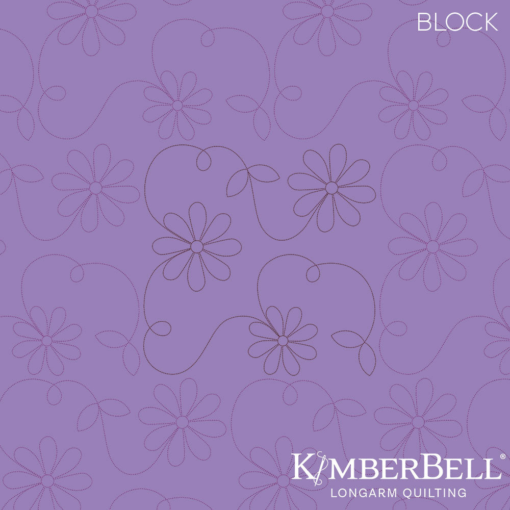 Daisy 1 Longarm Quilting Set (Edge-to-Edge + Block)